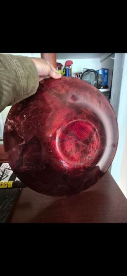 Beautiful large glass bowl