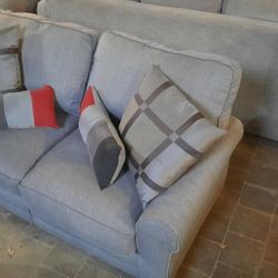 Love Seat With Pillows