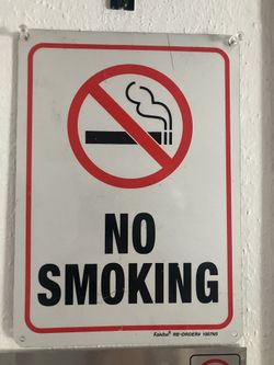 No Smoking Sign