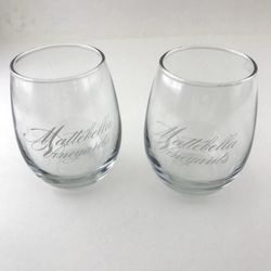 Set of 2 Mattebella Vineyards Rocks Glasses