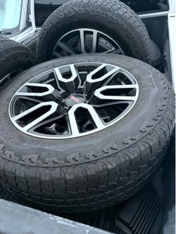 20inch GMC Sierra AT4 wheels