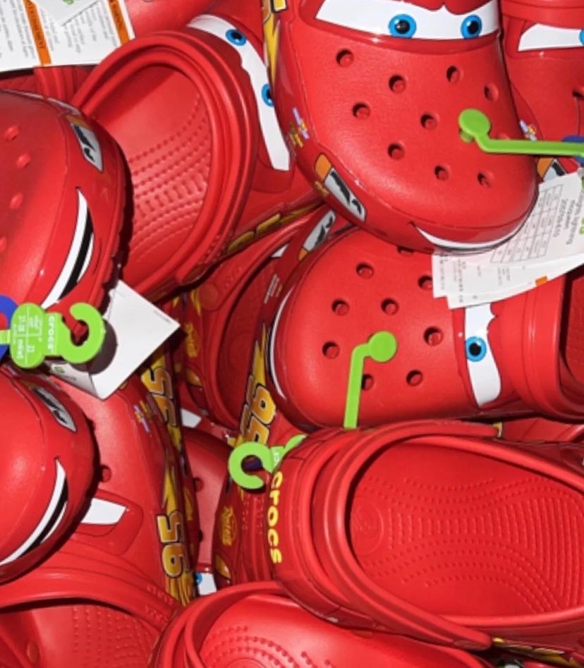 Crocs Lightning McQueen Red Size