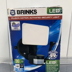 BRINKS Plug In Motion Activated Security Light 