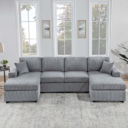 2 PCS SECTIONAL SOFA SET (BRAND NEW)