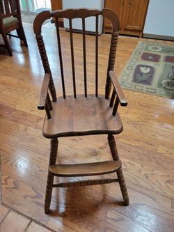 Antique high chair