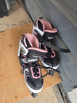 Nattork Skates with lights. Kids 8-9