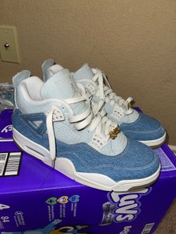Women’s Air Jordan 4 Retro TEX ‘Worn Blue Denim’