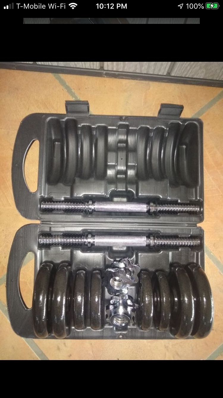 Brand new 40lb weight set