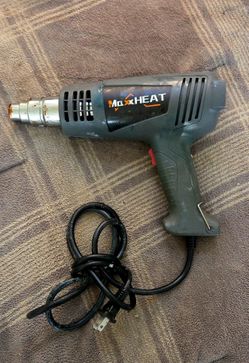 Pre-Owned M xx Heat Gun. AC 120 V 60Hz / 1600w, Works Good, Nice Condition.