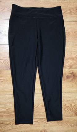 I Believe Women's Black Leggings Size XL
