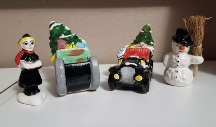 Vintage Department 56 Snow Village Collection Unboxed Figures