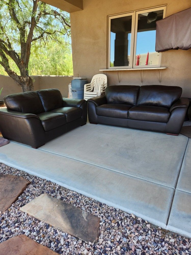 Sofa and Loveseat