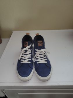 Vans SK8-Hi Blue Suede High-Top Sneakers