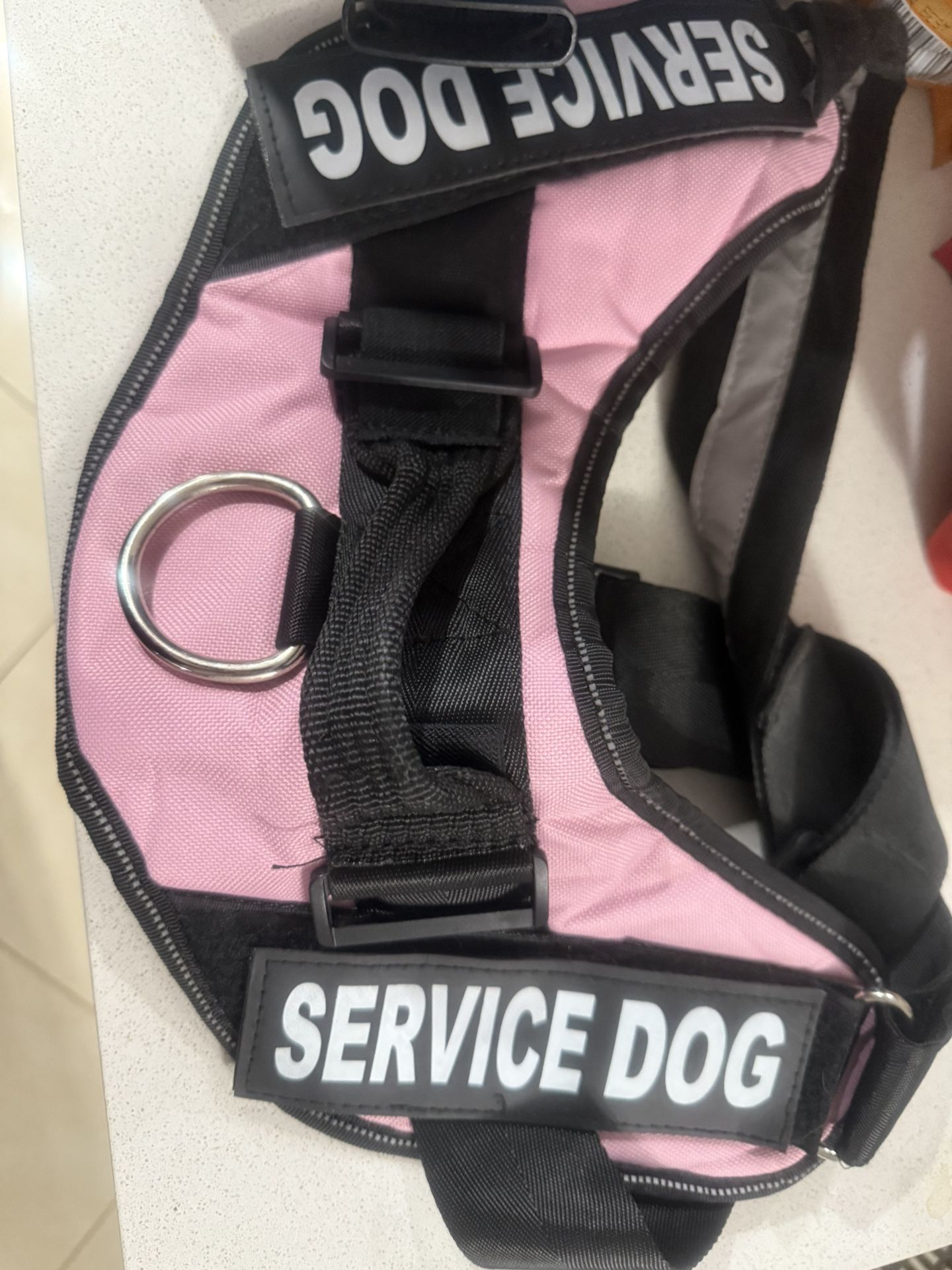 Service Dog Harness With Detachable Service Dog Signs