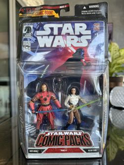 2007 Hasbro Star Wars Comic 2 Pack Koffi Arana & Bultar Swan New Sealed 🔥