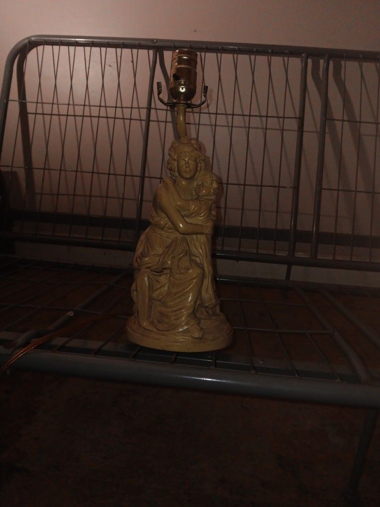 Woman And Child Greek Style Table Lamp