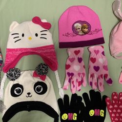 Girls Beanie & Gloves Bundle $15