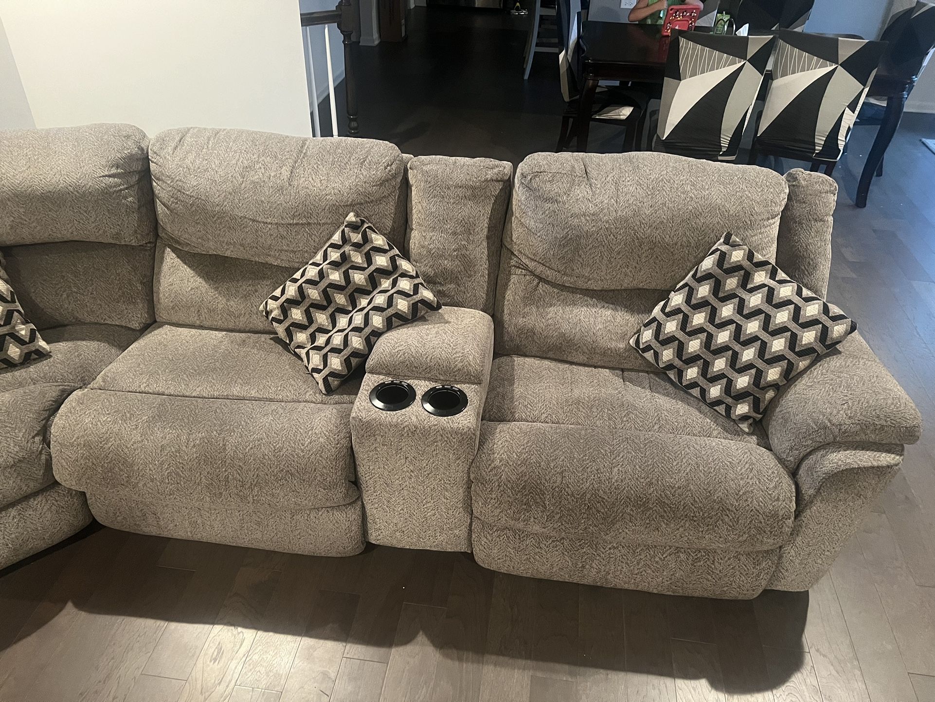 Power Reclining Sectional Sofa