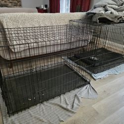 Large Metal Dog Cages $20/Each