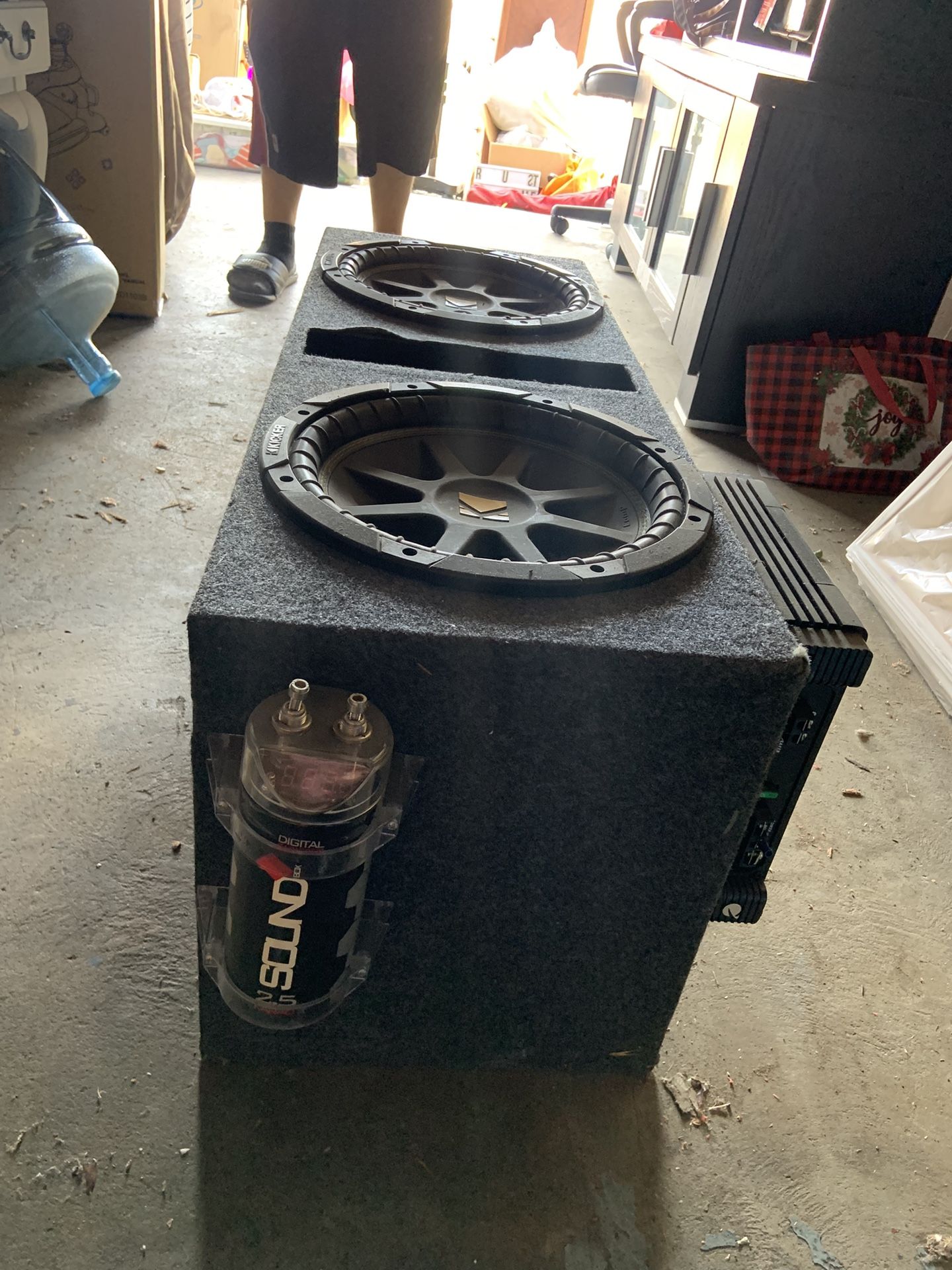 Planet Audio AC1500.1M 1500W Mono Amp + Sub Box Setup