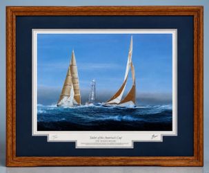⭕️ Tim Thompson “Yachts of the America’s Cup” Special Edition Framed Print – 25” x 31”