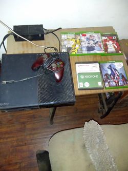 Xbox 1 W/ 5 Games And 3Controls One Is Brand new