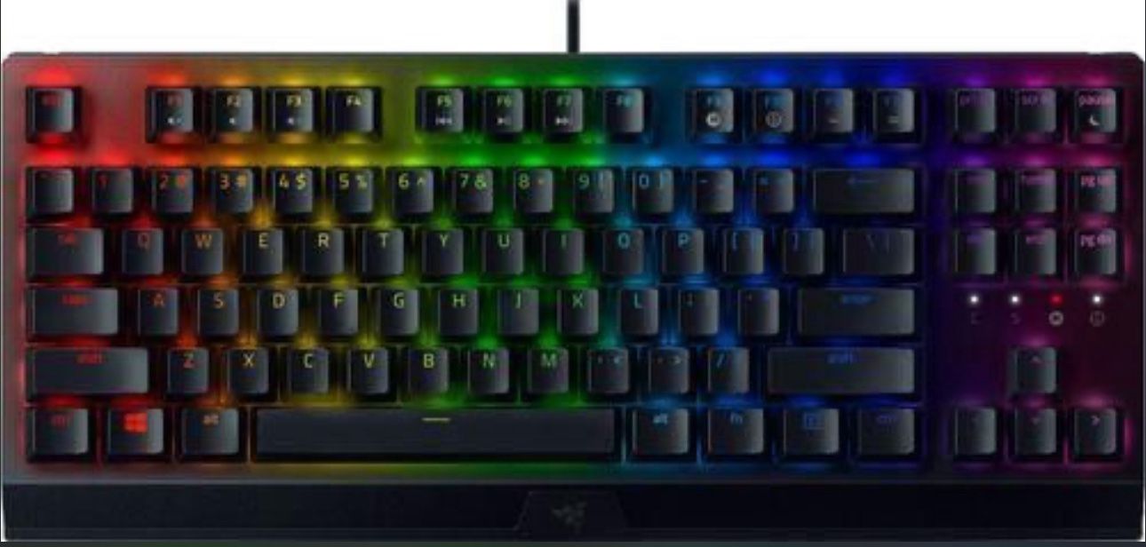 Razer BlackWidow V3 Tenkeyless Backlit Mechanical Green Switch Gaming Keyboard 