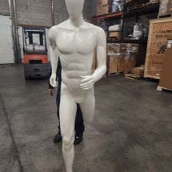 2 Male Full Body Running Mannequins 