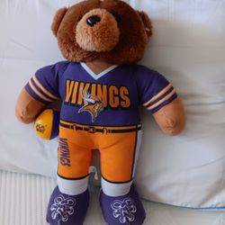 Vintage Minnesota Vikings Stuffed Animal 
