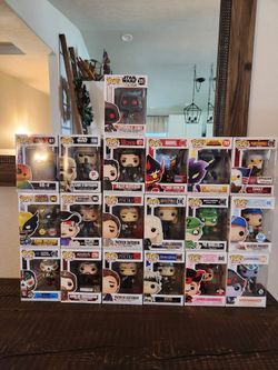 Lot Of 19 Pop Funkos New Unopened 