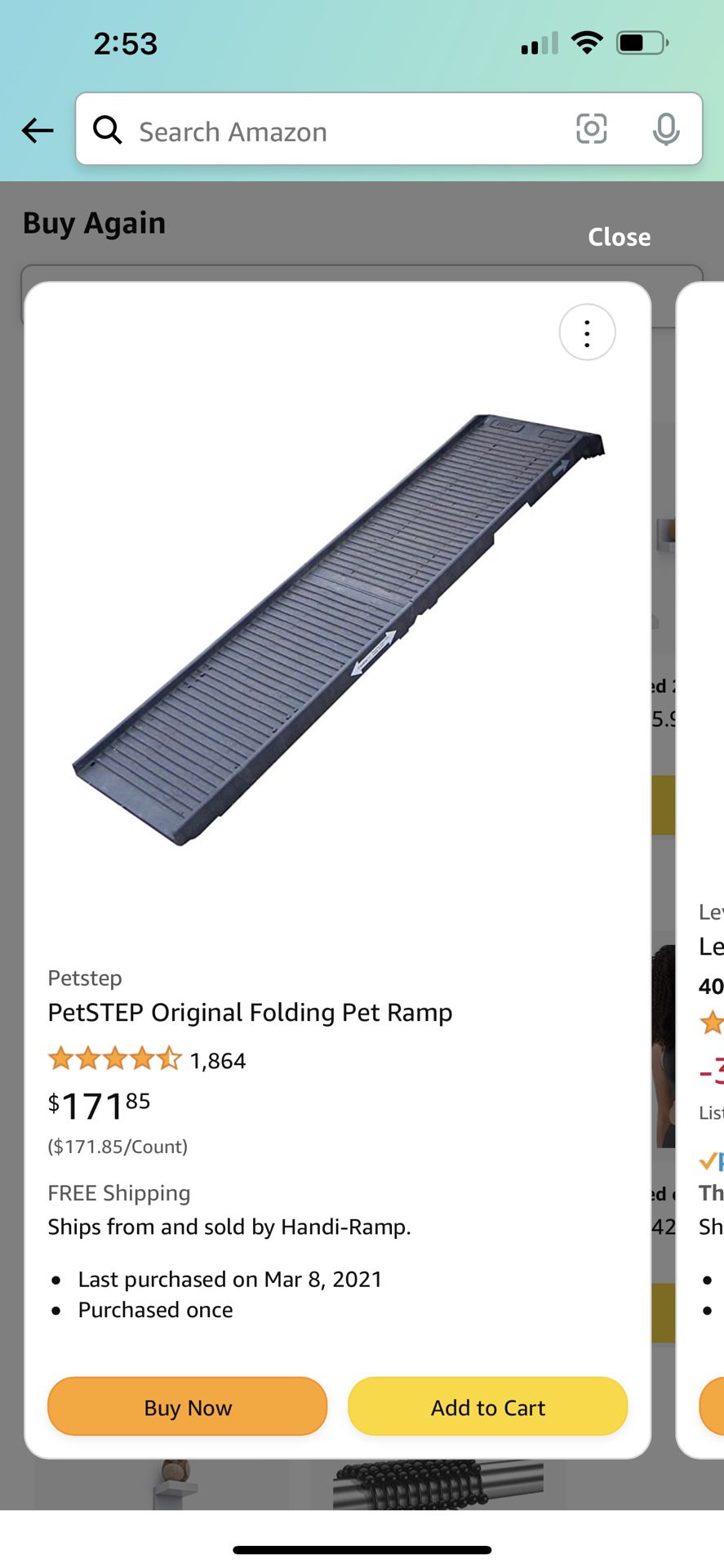 Petstep Folding Pet Ramp