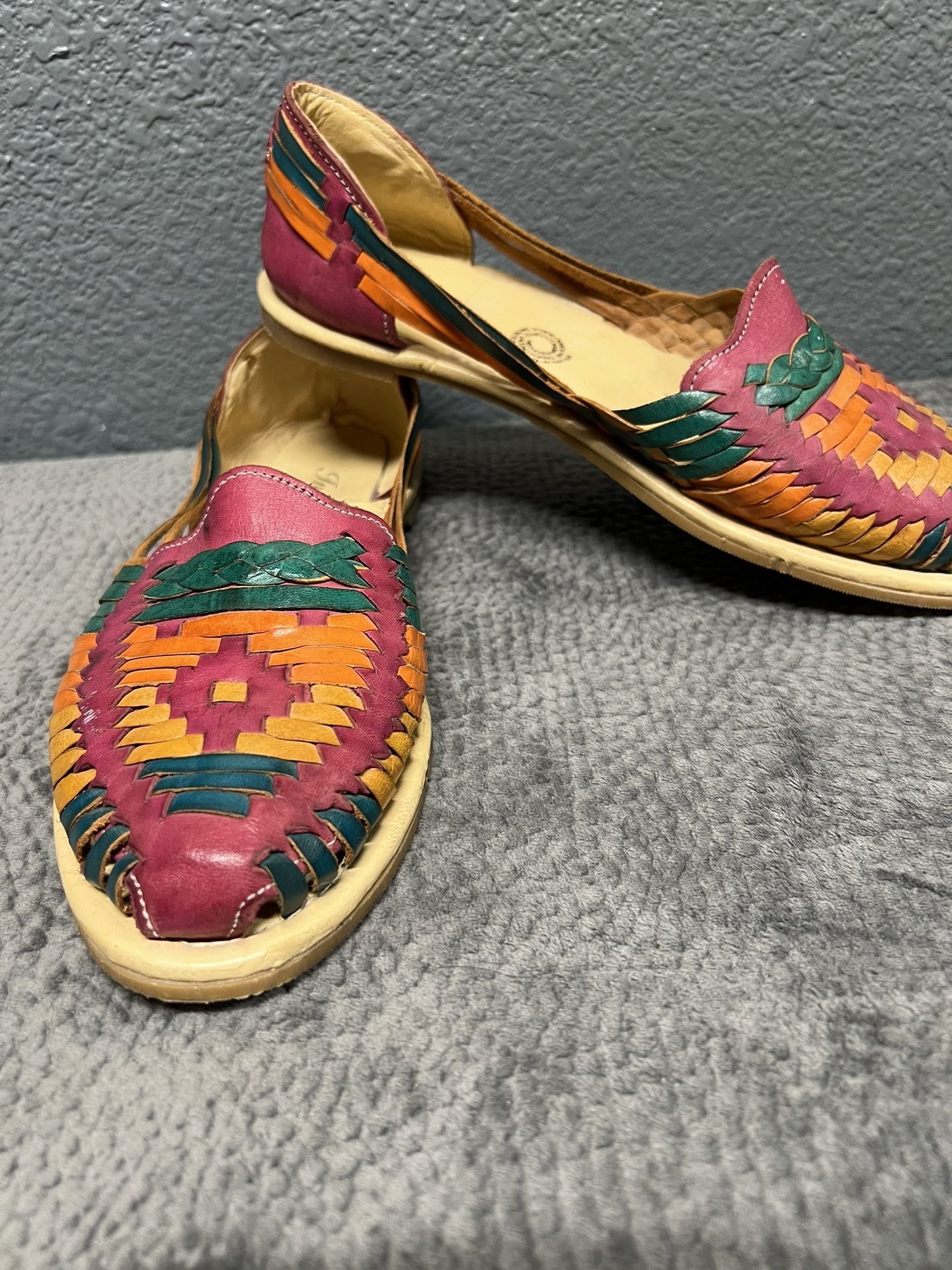 Leather Huaraches Size 8