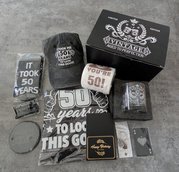 Men's 50th Birthday Gift Set