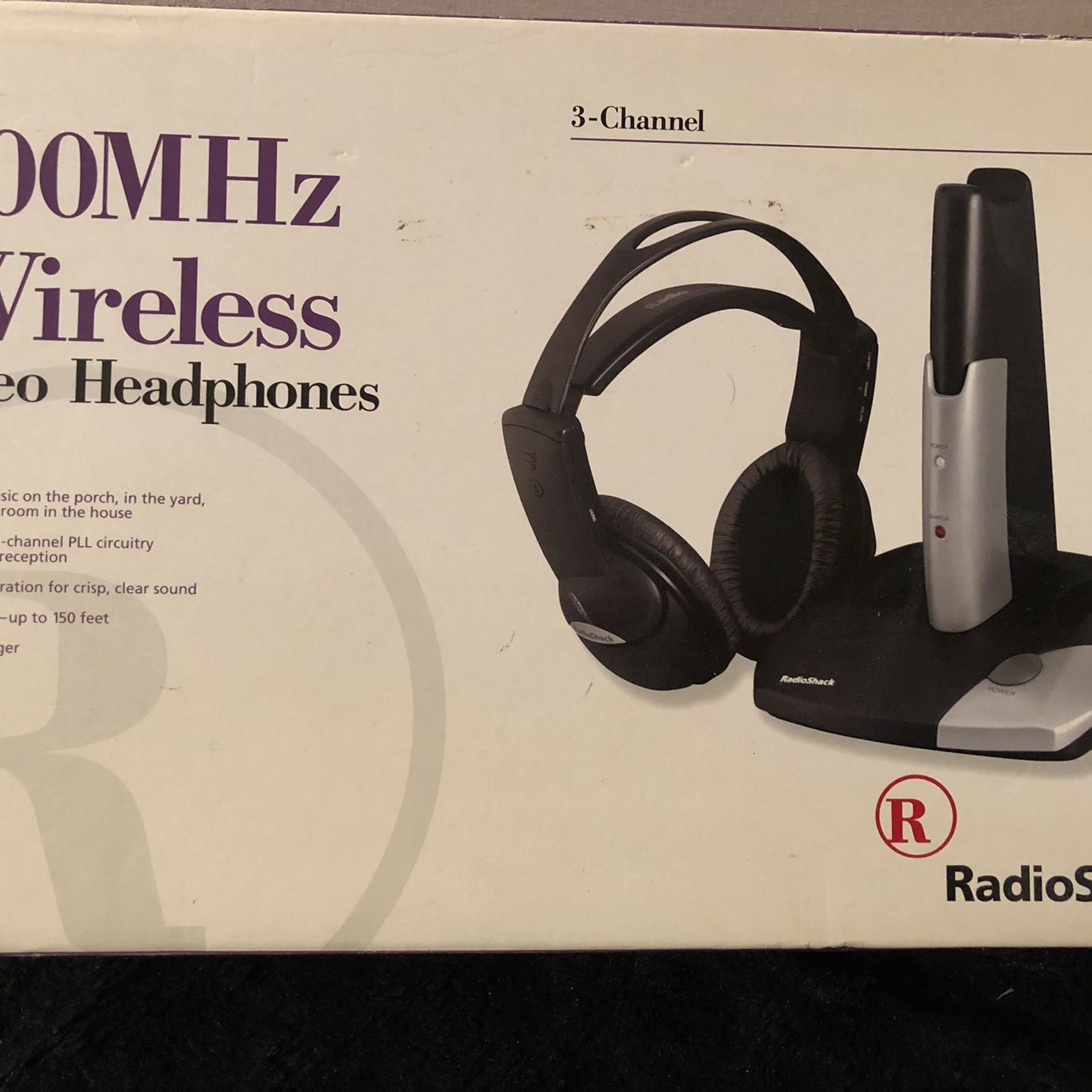 Radio shack wireless headphones 900mhz sale