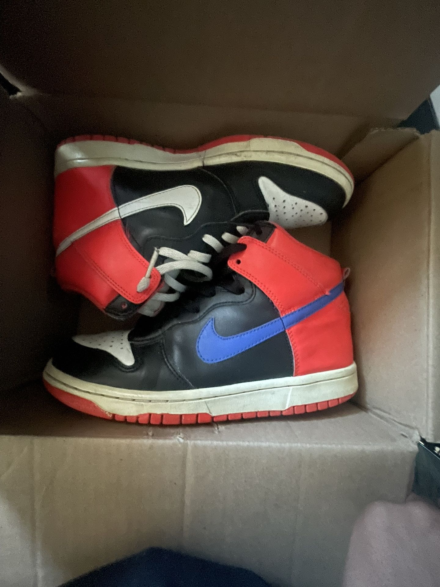 Nike Air Dunk Orange Black Blue And White