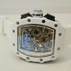 New RM Style Unisex Watch ~ White