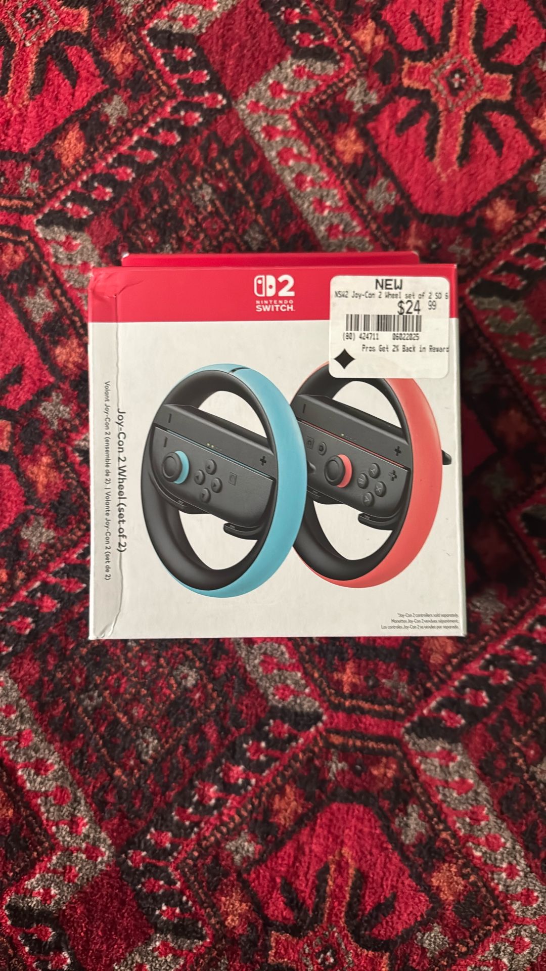 Nintendo Joy Con Wheel Set (Like New)