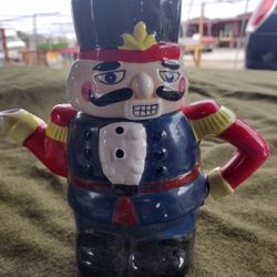 Vintage Christmas Nutcracker Tea Pot
