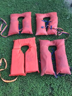 Life jackets all four for $25