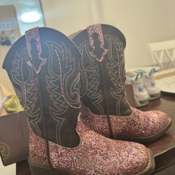 Cute! Cowgirl Boots, Size 10 Little Kid