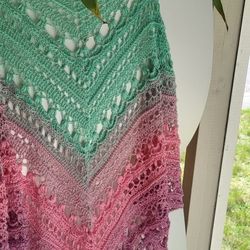 Hand Crocheted Shawl 