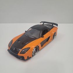 Mazda RX-7 Han's Fast & Furious Diecast Car Scale 1/24 Jada Toys