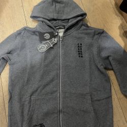 Chrome Heart Zip Up Hoodie