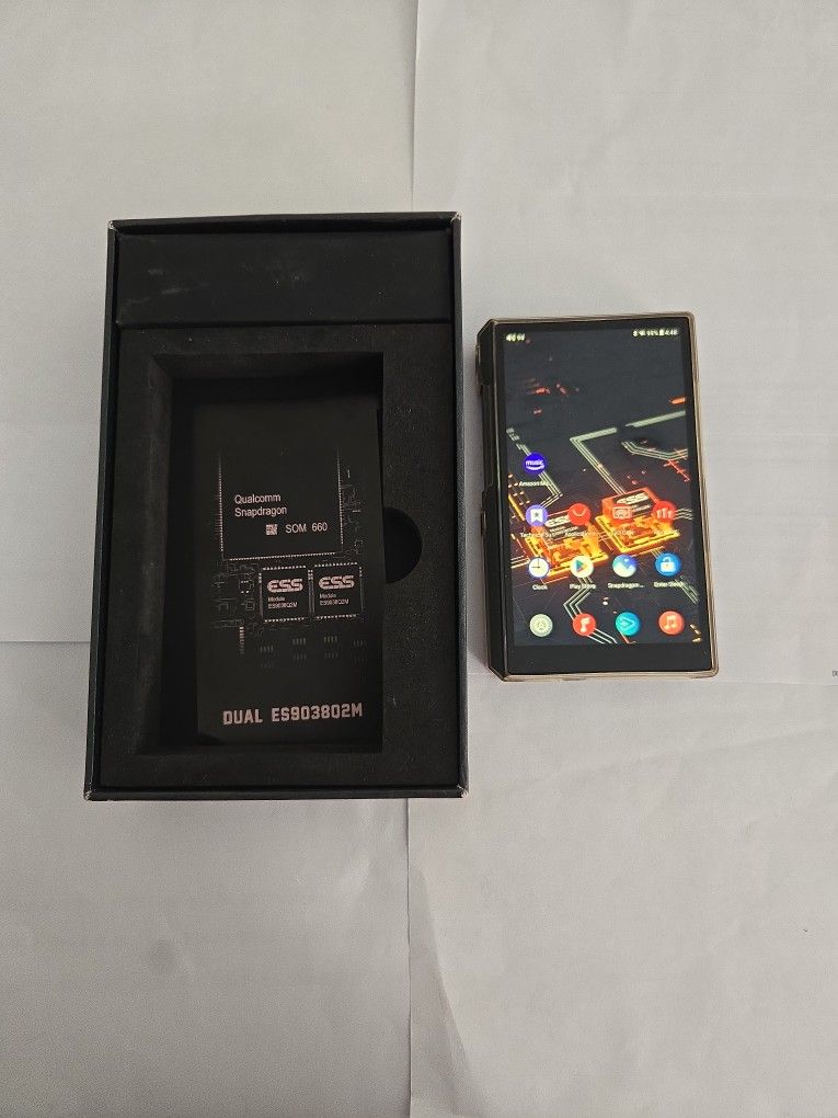 Fiio M11S Hi-Res Music Player, Streamer, Snapdragen, DSD 512, 768K/32bit, Dual ES9038Q2M Balance Out