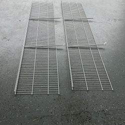 Shelves, wood, and wire shelves