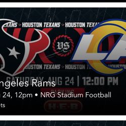 Texans V. Rams 