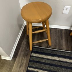 2 Wooden Barstools