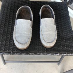 Men’s shoes/ Mocassin/ Slip On shoes/ Light Gray