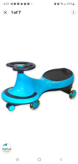 Brand New Kids Swing Car Ride-On Toy – LED Light-Up Wheels, Self-Propelled Wiggle Car for Boys & Girls