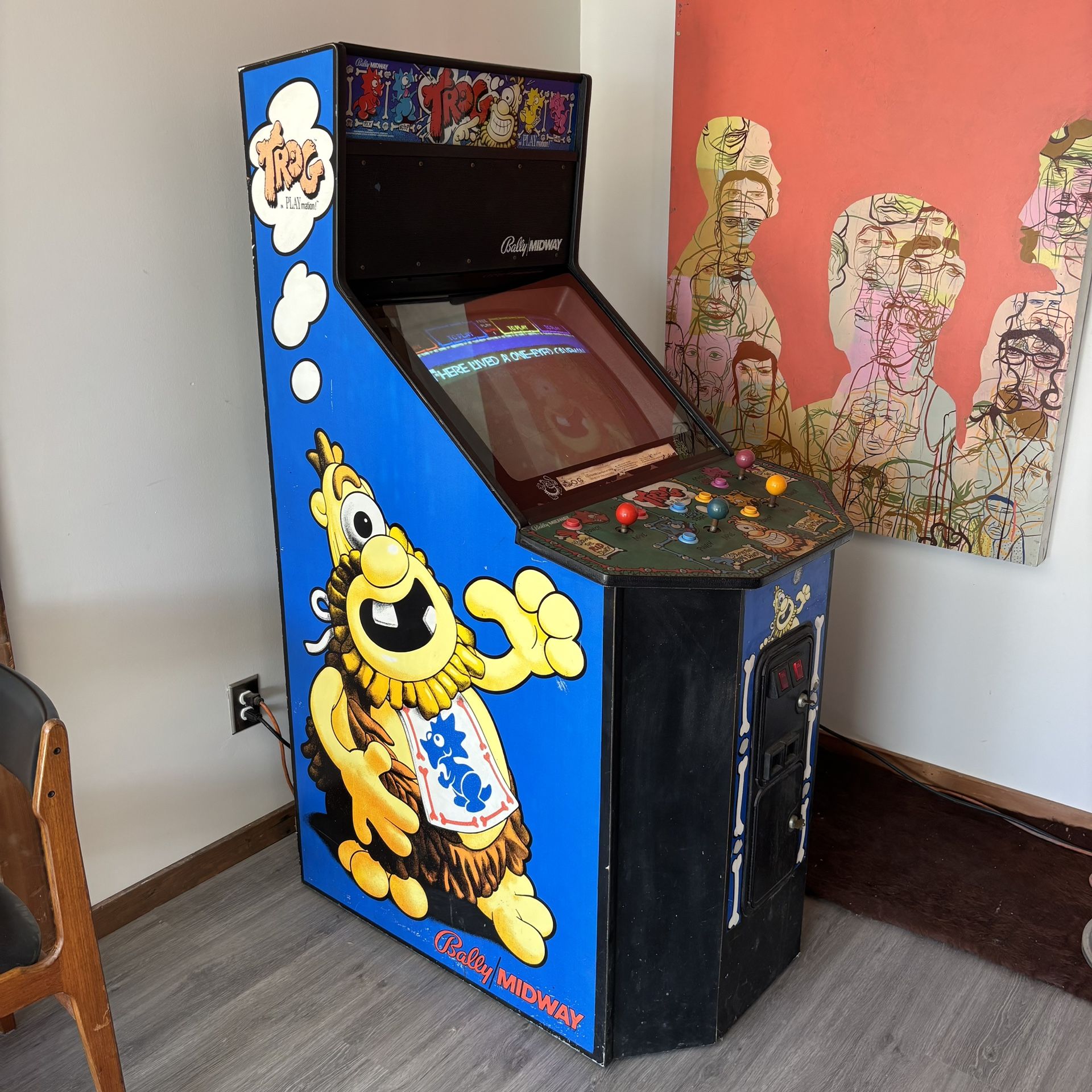 1990 Trog Arcade Cabinet